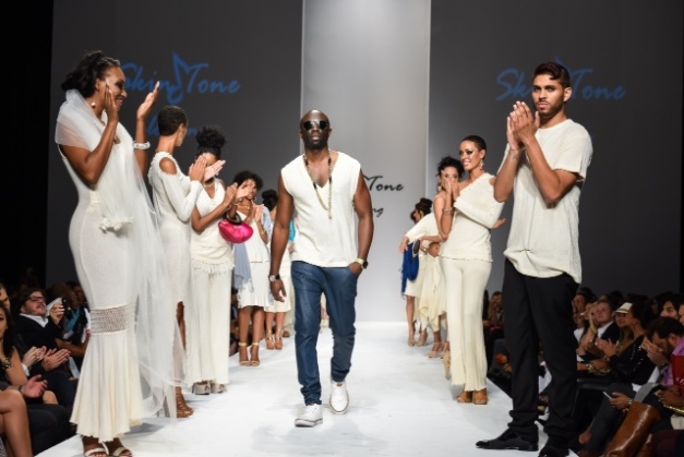 Sam closing Skin Tone clothing 2015 SpringSummer collection show for Style Fashion Week